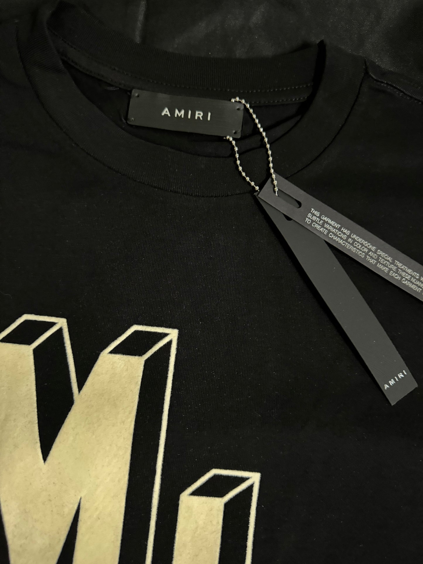 AMIRI Asymmetrical Logo-Print T-Shirt